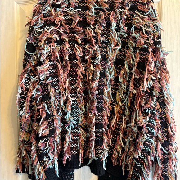 Love Riche Multicolor Fringe Open Cardigan - Picture 4 of 6